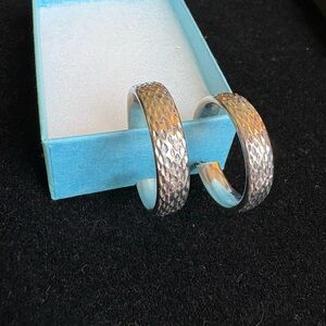 Sophisticated Sterling Silver Earrings 925